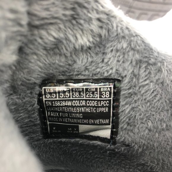 Skechers Earthy Chic Suede Biker Ankle Boots, Grey Leopard, Women's 8.5 Wide - Picture 8 of 8